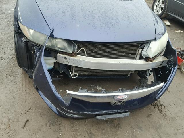 2HGFA16649H525873 - 2009 HONDA CIVIC BLUE photo 9