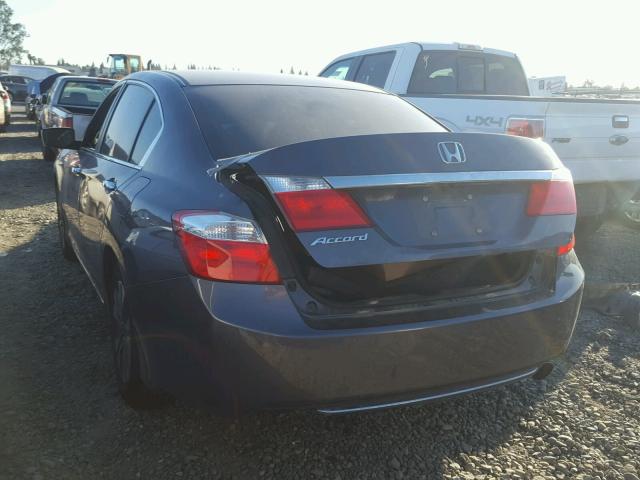 1HGCR2F3XDA182176 - 2013 HONDA ACCORD LX GRAY photo 3