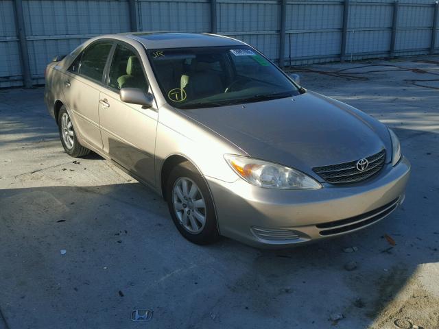 4T1BF32K32U532406 - 2002 TOYOTA CAMRY LE BEIGE photo 1