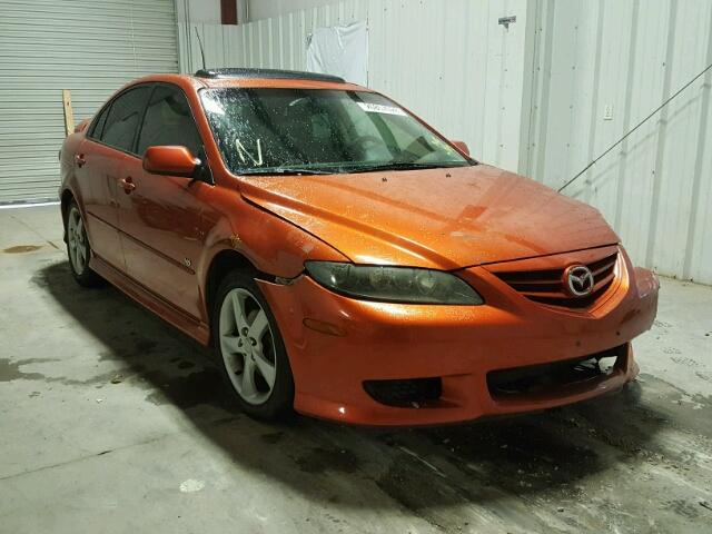 1YVHP84D755M07053 - 2005 MAZDA 6 S ORANGE photo 1