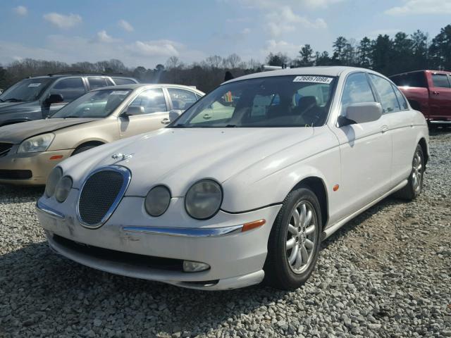 SAJDA01P61GM02416 - 2001 JAGUAR S-TYPE WHITE photo 2