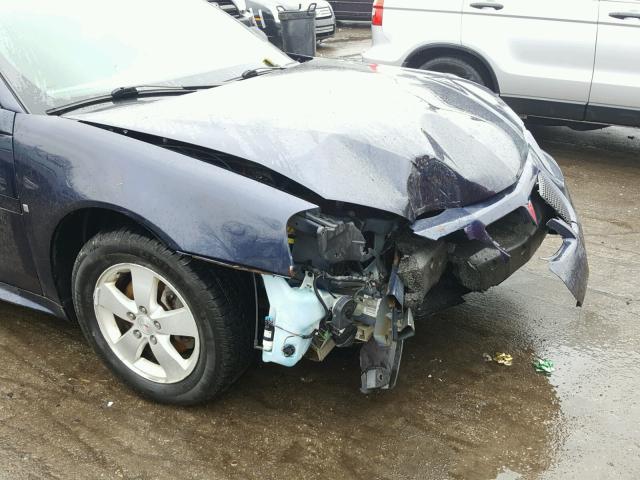 2G2WP552881160693 - 2008 PONTIAC GRAND PRIX BLUE photo 9