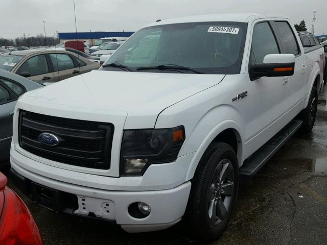 1FTFW1CF6DFA60155 - 2013 FORD F150 SUPER WHITE photo 2