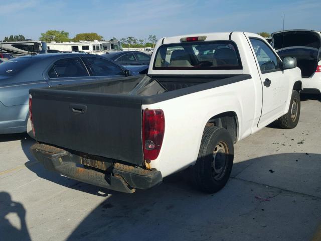 1GTCS148768238824 - 2006 GMC CANYON WHITE photo 4