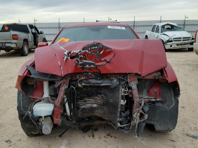 2B3CL3CG8BH502821 - 2011 DODGE CHARGER RED photo 9