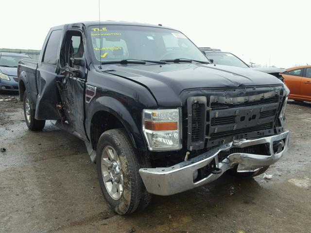 1FTSW21R58EA37589 - 2008 FORD F250 SUPER BLACK photo 1