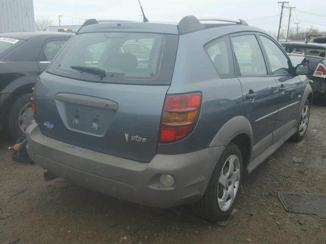 5Y2SL65886Z432521 - 2006 PONTIAC VIBE BLUE photo 4