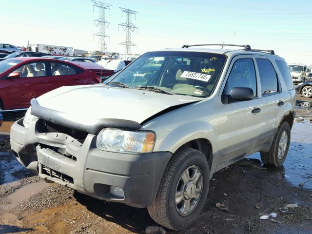 1FMYU03124KA56491 - 2004 FORD ESCAPE XLT TAN photo 2