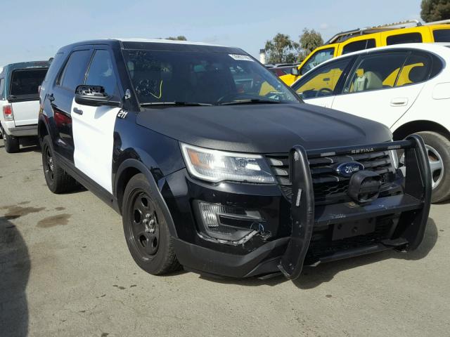 1FM5K8AR0GGA52401 - 2016 FORD EXPLORER P BLACK photo 1