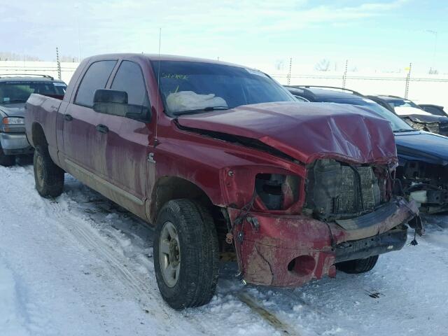 3D7KS29A87G811969 - 2007 DODGE RAM 2500 RED photo 1