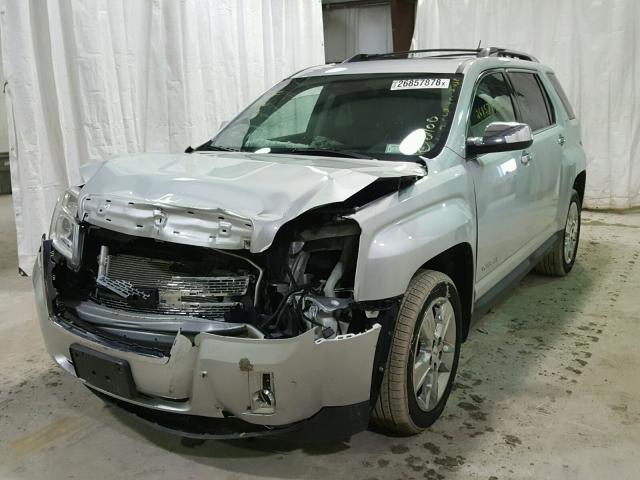 2GKFLYE34F6341103 - 2015 GMC TERRAIN SL GRAY photo 2