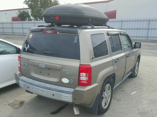 1J8FF48WX7D377665 - 2007 JEEP PATRIOT LI BROWN photo 4