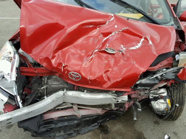 JTDKB20U883412887 - 2008 TOYOTA PRIUS RED photo 7