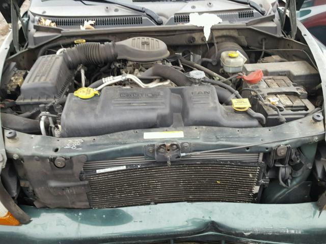 1B4HS48Z12F127523 - 2002 DODGE DURANGO SL GREEN photo 7