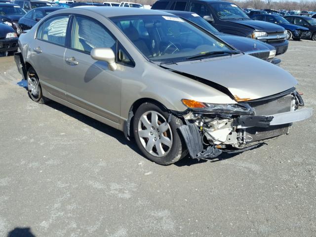 1HGFA165X8L086980 - 2008 HONDA CIVIC LX TAN photo 1