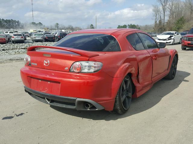 JM1FE17N740131404 - 2004 MAZDA RX8 RED photo 4