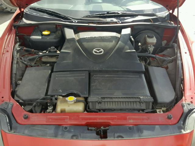 JM1FE17N740131404 - 2004 MAZDA RX8 RED photo 7