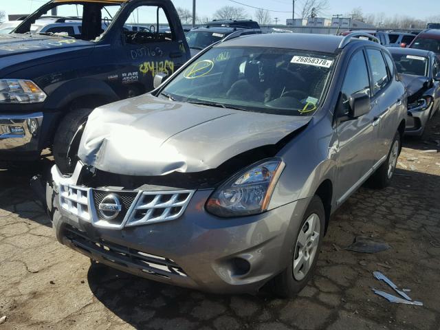 JN8AS5MV7FW762303 - 2015 NISSAN ROGUE SELE GRAY photo 2