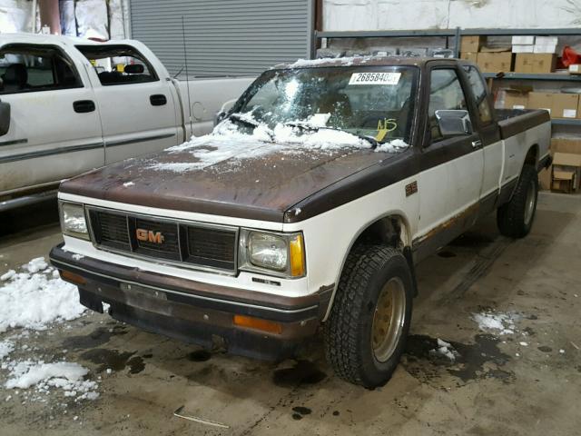 1GTCT14R6G8522341 - 1986 GMC S TRUCK S1 TWO TONE photo 2