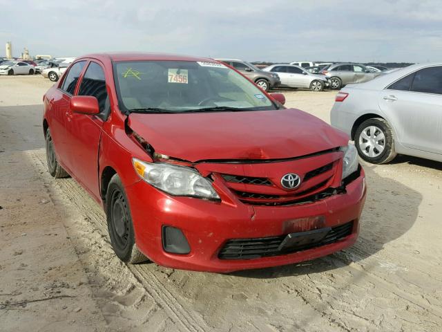 5YFBU4EE5CP036186 - 2012 TOYOTA COROLLA BA RED photo 1