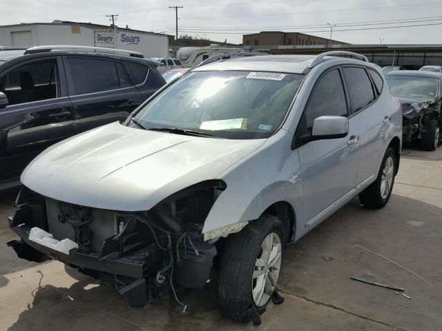 JN8AS5MT3DW008505 - 2013 NISSAN ROGUE S SILVER photo 2