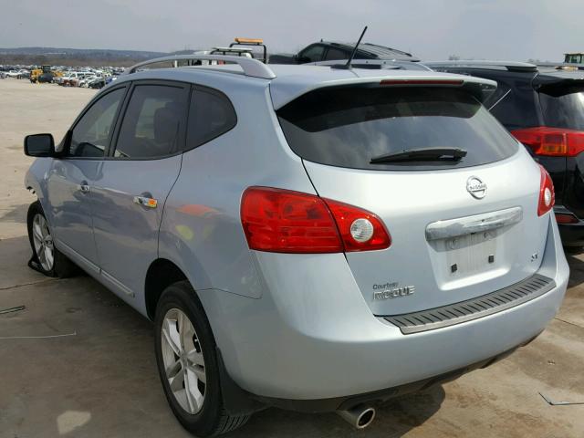 JN8AS5MT3DW008505 - 2013 NISSAN ROGUE S SILVER photo 3