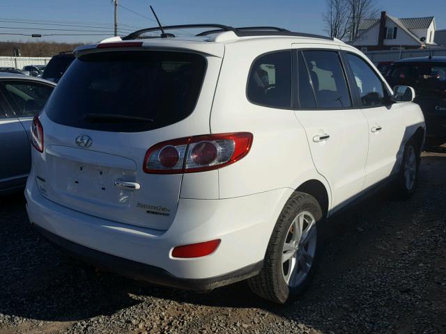 5NMSKDAG0AH396048 - 2010 HYUNDAI SANTA FE L WHITE photo 4