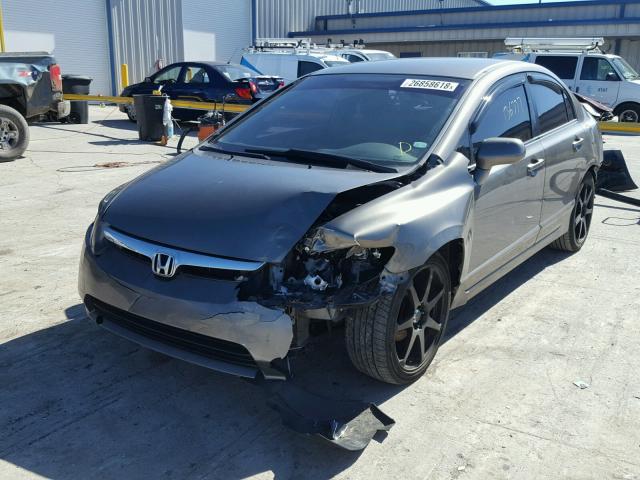 1HGFA16547L090831 - 2007 HONDA CIVIC LX GRAY photo 2