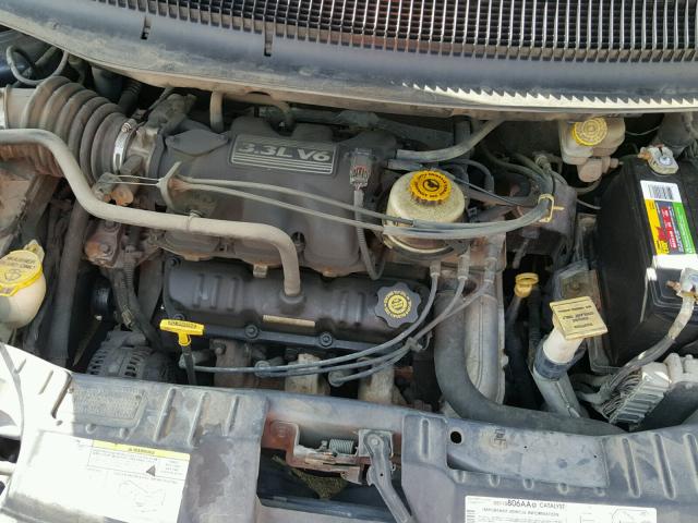 1B4GP443X2B684291 - 2002 DODGE GRAND CARA BLUE photo 7