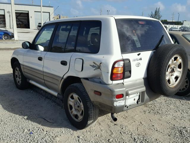 JT3GP10V1Y7074854 - 2000 TOYOTA RAV4 WHITE photo 3