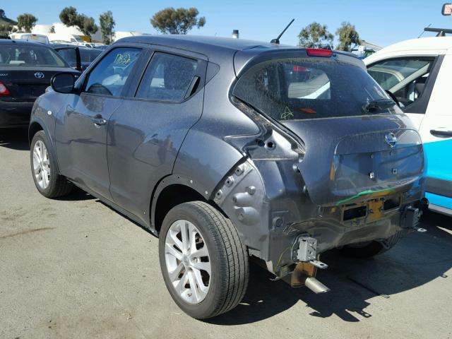 JN8AF5MR6ET355175 - 2014 NISSAN JUKE S GRAY photo 1