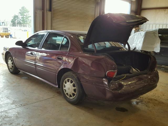 1G4HP52K84U105504 - 2004 BUICK LESABRE CU RED photo 3