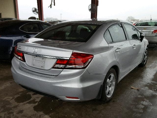 19XFB2F76FE022508 - 2015 HONDA CIVIC SE SILVER photo 4