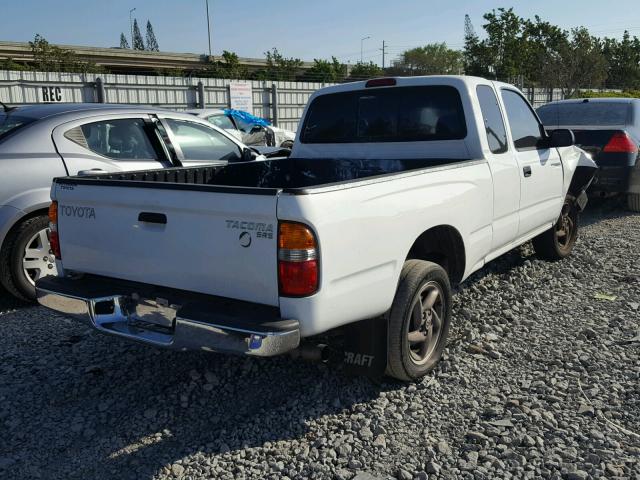 5TEVL52N61Z813797 - 2001 TOYOTA TACOMA XTR WHITE photo 4