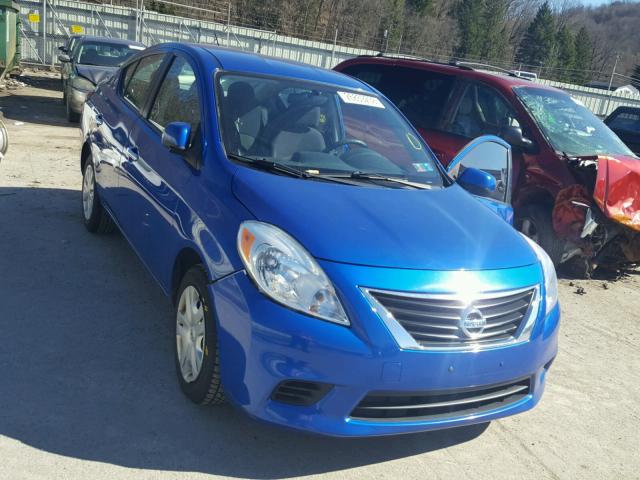 3N1CN7AP8DL865197 - 2013 NISSAN VERSA S BLUE photo 1