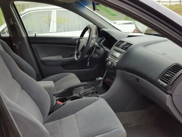 3HGCM56476G701665 - 2006 HONDA ACCORD LX GRAY photo 5