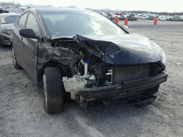 5NPDH4AEXBH048722 - 2011 HYUNDAI ELANTRA GL GRAY photo 1