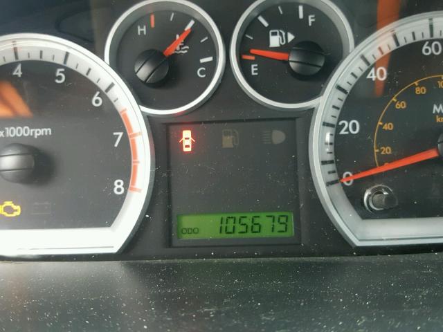 KL1TD56667B128968 - 2007 CHEVROLET AVEO BASE Pomarańczowy zdjęcie 8