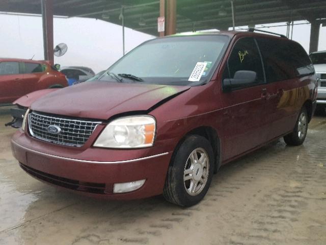 2FMZA52276BA42684 - 2006 FORD FREESTAR S RED photo 2