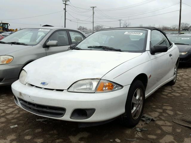 4G1JF32T4YB901665 - 2000 CHEVROLET CAVALIER Z WHITE photo 2