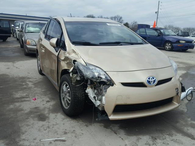 JTDKN3DU2A1278113 - 2010 TOYOTA PRIUS TAN photo 1