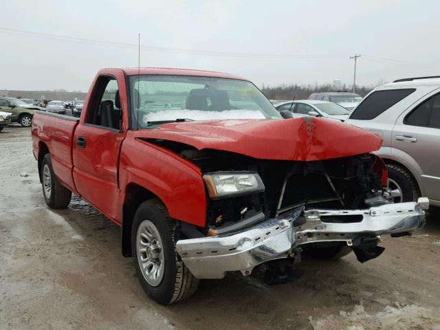 3GCEC14X27G245009 - 2007 CHEVROLET SILVERADO RED photo 1