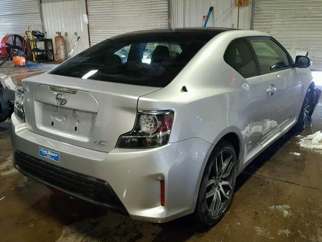 JTKJF5C76E3080234 - 2014 TOYOTA SCION TC 灰色 照片 4