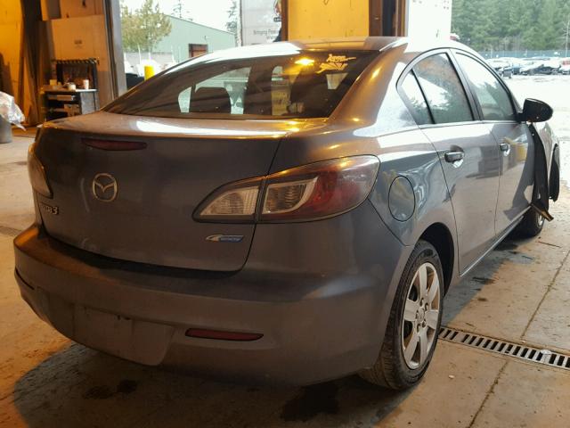 JM1BL1U88D1712763 - 2013 MAZDA 3 I BLUE photo 4