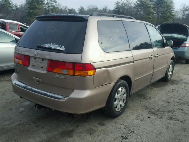 5FNRL18913B106034 - 2003 HONDA ODYSSEY EX TAN photo 4