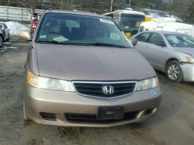 5FNRL18913B106034 - 2003 HONDA ODYSSEY EX TAN photo 9