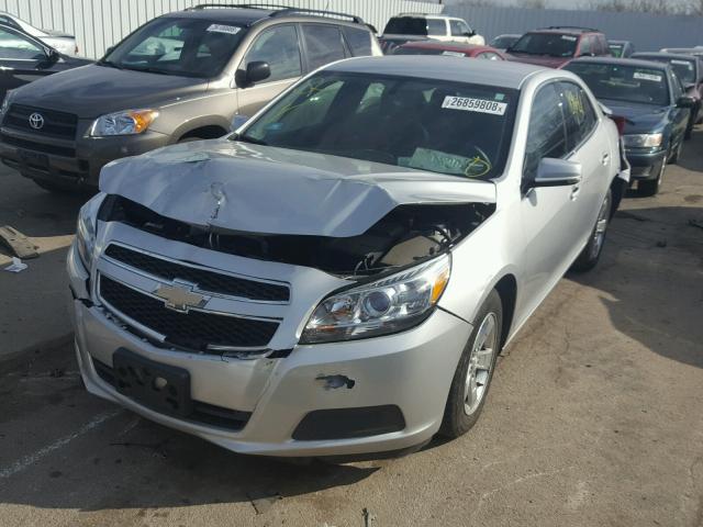 1G11C5SA5DF207848 - 2013 CHEVROLET MALIBU 1LT SILVER photo 2