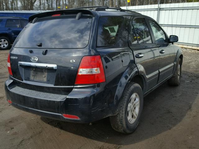 KNDJD736975706382 - 2007 KIA SORENTO EX BLACK photo 4