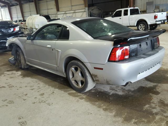 1FAFP40402F195961 - 2002 FORD MUSTANG SILVER photo 3