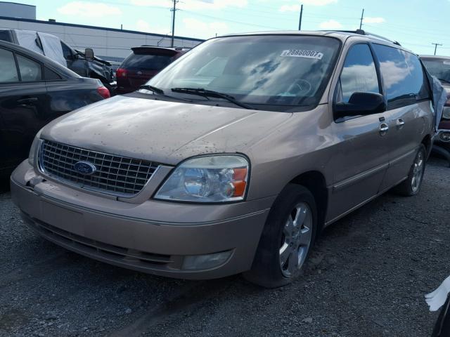 2FMDA58237BA19535 - 2007 FORD FREESTAR L GOLD photo 2